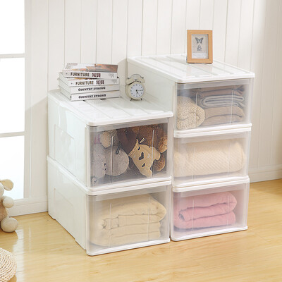 

Yimei household goods emc drawer storage cabinet cascading combination storage box clothing storage box single large YM-3819