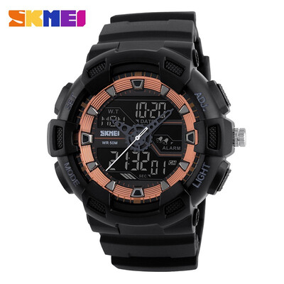 

SKMEI For Men Watch Outdoor Quartz Sports Wrist Watch Fashionable Casual Multifunction 50 m Waterproof Watch Boy Relogio Masculino
