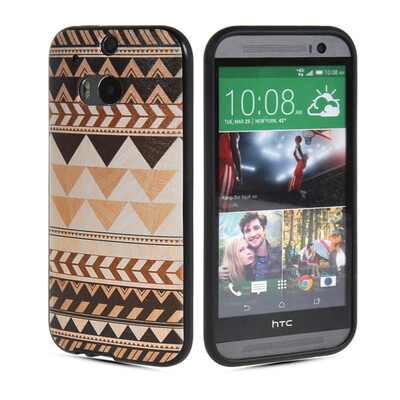 

MOONCASE Watercolor Art Soft Flexible Silicone Gel TPU Skin Shell Back Case Cover for Htc One M8