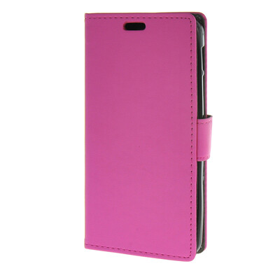 

MOONCASE Чехол для Alcatel одно касание Pixi 3 (5.0") ВЗ-5015 флип кожаный бумажник карты чехол с kickstand Чехол ярко-розовый