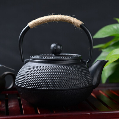 

UpperX Southern Cast iron kettle old iron pot shells tea pots health boiler scale iron pot 800ml