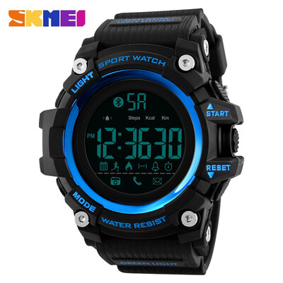 

SKMEI For men smart sports watch Pedometer calories chronograph fashion street sports watch 50 m Waterproof digital watch 1385