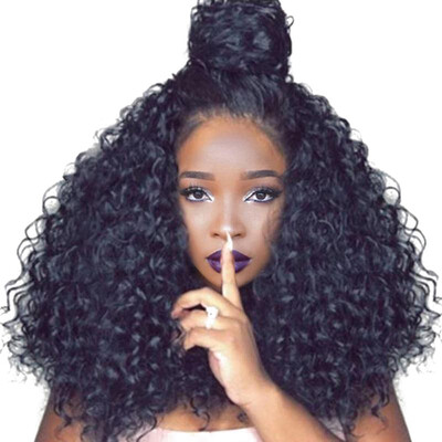 

180 Pre Plucked Full Lace Wig Deep Curly Brazilian Virgin Human Hair With Baby Hair Dolago