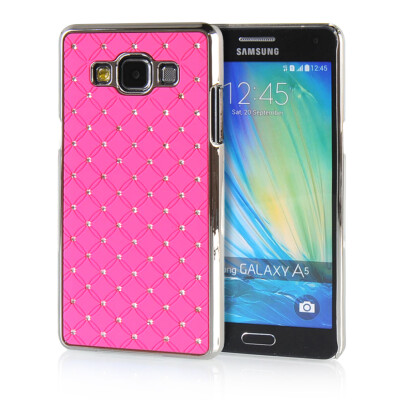 

MOONCASE Hard Chrome Plated Star Bling Back Case Cover for Samsung Galaxy A5 Pink