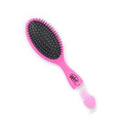 

Witt magic comb Wet brush multi-function clean massage Shun hair wet&dry comb holiday gift gift for girlfriend to send girlfriends ABS resin 8244 pink