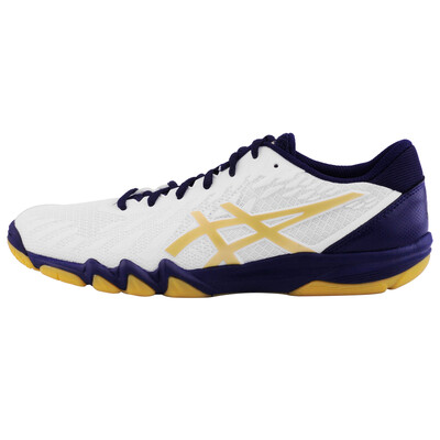 

IELTS asics table tennis shoes ATTACK BLADELYTE 4 indoor sports shoes neutral section 1073A001 1073A001-100 white blue 415