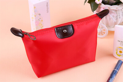 

simple dumpling cosmetic bag elegant folding bag waterproof bag washing cosmetics package