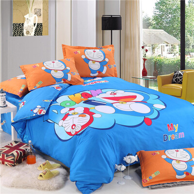 

Cute Cartoon 4PCS Bedding Set for Adult Children Bed Linen with Duvet Cover/Bed Sheet/Pillowcases Twin/Full/Queen Size
