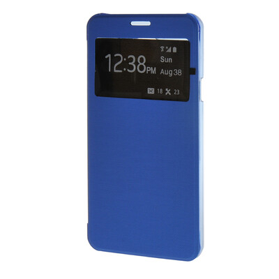 

MOONCASE Ultra Slim Leather Pouch Flip прозрачный Back чехол для Cover Samsung Galaxy Note 5 синий