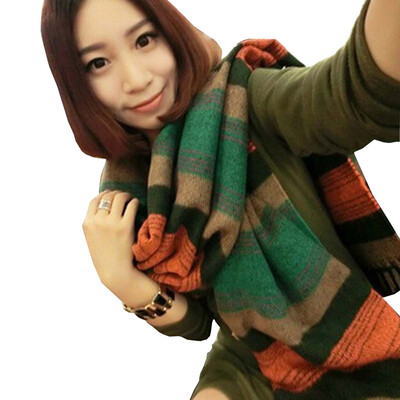 

Vanker Women Winter Warm Big Plaid Muffler Wrap Shawl Cappa Tippet Large Scarf