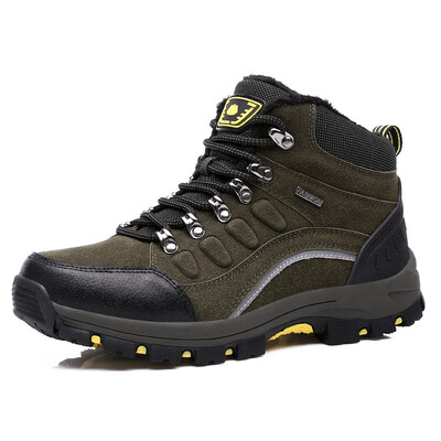 

unisex sneakers winter hot sale hihg top running shoes for man woman Plush Keep warm outdoors lace-up walking jogging footwear
