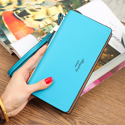 

Long wallet wallet zipper handbag 2018 ladies fashion large capacity handbag