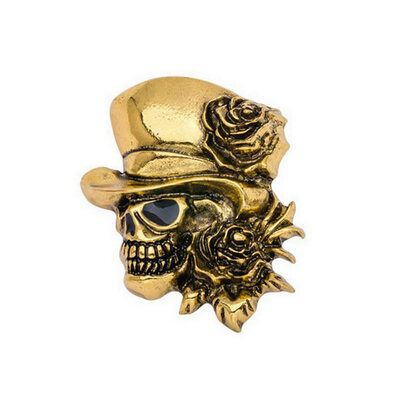 

Yoursfs Hot Christmas brooch Suzuka Halloween chest pin skull head design