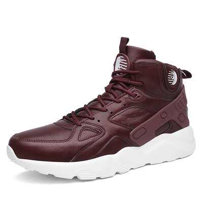 

Damaizhang Men High Top Lace Up Sneaker Brand Ankle Boots Male Fashion Sport Tranining Shoes