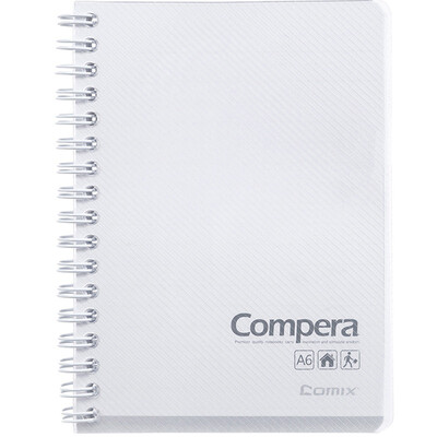 

Together COMIX CPA6801 Compera double helix PP noodles notepad A6 page 80 transparent
