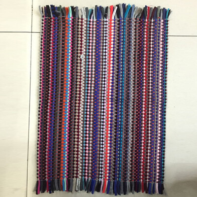 

Bingyou bathroom absorbent pad hand-woven mats bedroom living room door mat bedside mat 5080cm