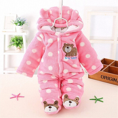 

winter Infant clothes children clothing set cartoon soft cotton warm thick baby boys girls clothes suit newborn outfits