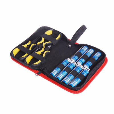 

RC Toys & Hobbies 10in 1 Tool Kit Screwdriver Pliers with Box for Align 450 Helicopter Plane RC Model Car Repair