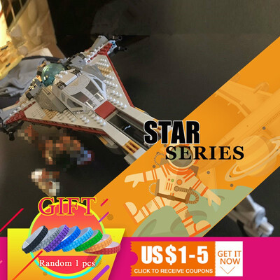

05113 800Pcs Star Series The Arrowhead Wars Set Children Educational Building Blocks Bricks Toys Compatible with 75186 Lepin