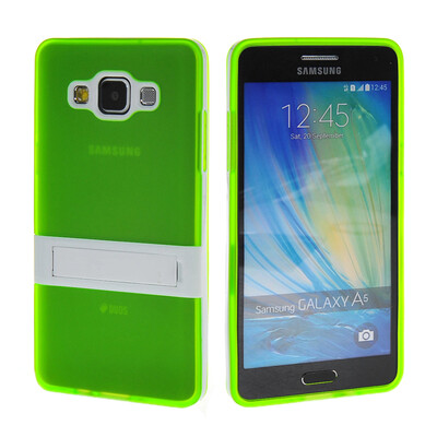 

MOONCASE Soft Flexible Silicone Gel TPU Skin Stand Shell Back ЧЕХОЛ ДЛЯ Samsung Galaxy A5 Green
