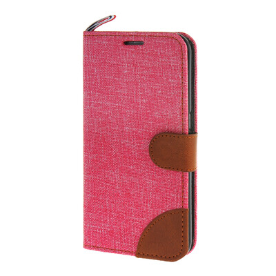 

MOONCASE Galaxy S6 , Leather Wallet Flip Card Holder Pouch Stand Back ЧЕХОЛ ДЛЯ Samsung Galaxy S6 Hot pink