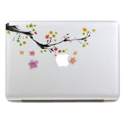 

GEEKIDMacbook Pro decal sticker Partial decal Floral macbook pro decal macbook air decal apple sticker mac retina decals