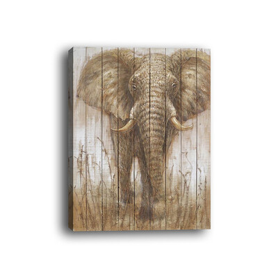 

Framed canvas modern living room bedroom background wall animal elephant decorative painting