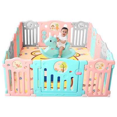 

Australia childrens baby games marine ball pool fence baby toddler safety fence home outdoor indoor playground fruit fence 14 pieces door bar fun bar