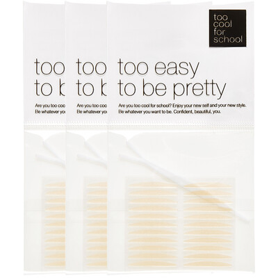 

Too cool for school 3 packs of nude eyes double eyelid stickers 22 pairs double eyelid stickers one-sided invisible