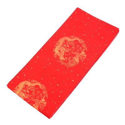 

Fen Shang wnh1505 million years of red paper seven words couplet couplets dragon&phoenix sprinkle four feet three open