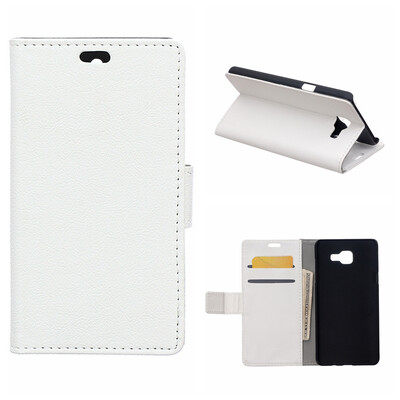 

MOONCASE PU Leather Flip Wallet Card Slot Bracket Back Case Cover for Samsung Galaxy A5 (2016) / A510F