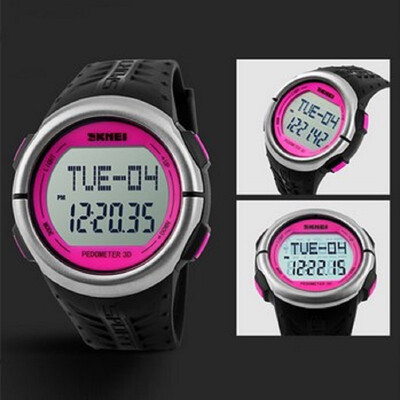 

SKMEI 1058 Heart Rate Monitor pedometer Sport LED watch Digital Counter