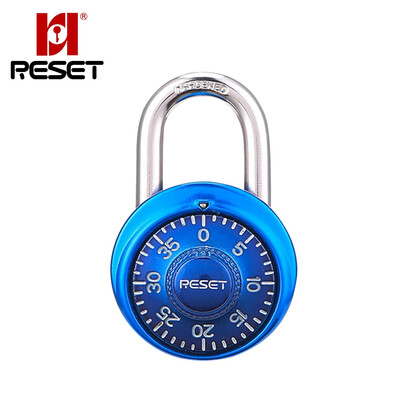 

Reset New Round Lock Padlock Mini Dial Combination Lock Color Assortment Pack Gym Box Locks Padlock RST-015