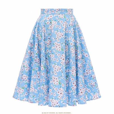 

Design Floral Skirt Women High Waist Plus Size Summer Skirts