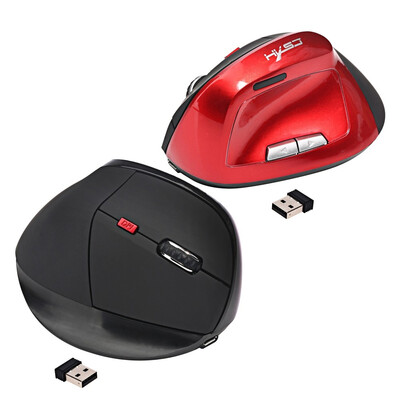 

HXSJ X60 6D Wireless Gaming Ergonomic Design Optical Vertical 2400DPI Mouse wireless connectivity distance up to 10 meters
