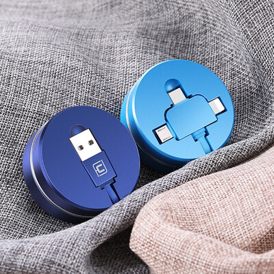 

Cafele 1m Micro USB Type C 3 in 1 Phone Cable Fast Charging Data Cable Android Charger Cables Apple data transfer Type C data line