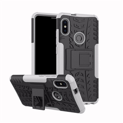 Goowiiz Phone Case For Xiaomi Redmi S2Note 5Note 5 Pro Inida Armor Tire Texture Rugged Protection PCTPU Silicone