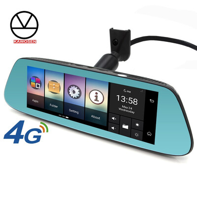 

KAWOSEN 8" 4G Special Mirror Car DVR Camera Android 51 with GPS DVRs Automobile Video Recorder Rearview Mirror Camera Dash Cam