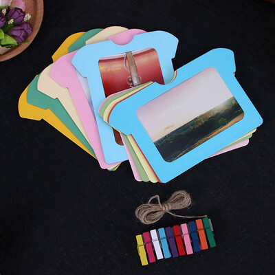 

Extreme Space JDKJ Creative DIY Photo Album Photo Wall Linen&Clamp Photo Frame Creative Hanging Wall 5-inch Combination Simple Modern
