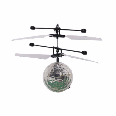 

Amazing Kids Hand Sense Flying Crystal Ball LED Flashing Stage Light Aircraft Helicopter For Home Entertainment