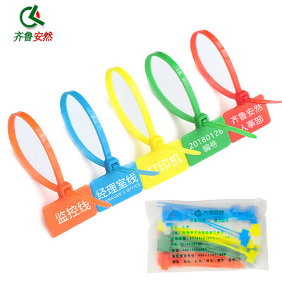 

Qilu Anran Signage Tie Seal Marking Tie Tie Cable Label Tie Binding Tie Bundle Tie Tie Band 3150 Green 100
