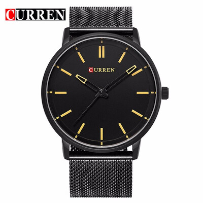 

CURREN Luxury Brand Relogio Masculino Date Leather Casual Watch Men Sports Watches Quartz Military Wrist Watch Male Clock 8233