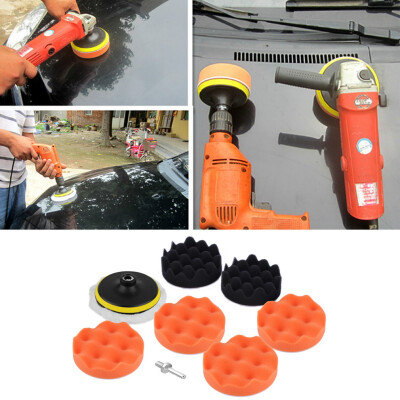 

9pcs 4 inch Polishing Sponge Pad M10 Drill Adapter Kit For Car Auto Polisher