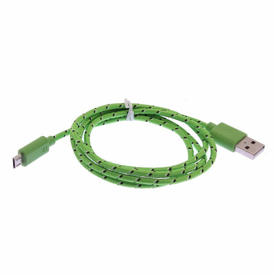 

For Samsung HTC phone Micro USB Charger Sync Cable Adapters Braided Woven