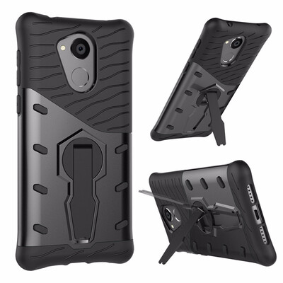 

Goowiiz Phone Case For Huawei Honor 6CEnjoy 6SNova Smart Luxury Armor TPUPC Silicone Hard Bracket Prevent falling
