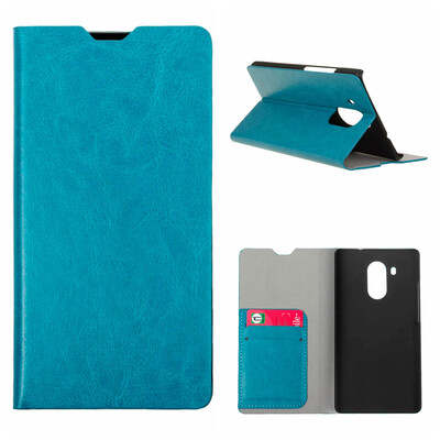 

MOONCASE Crystal Texture Holster PU Leather Flip Card Slot Bracket Back Case Cover for Huawei Mate 8
