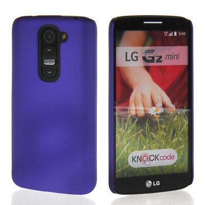 

MOONCASE Hard Rubberized Rubber Coating Devise Back чехол для LG G2 Mini Purple
