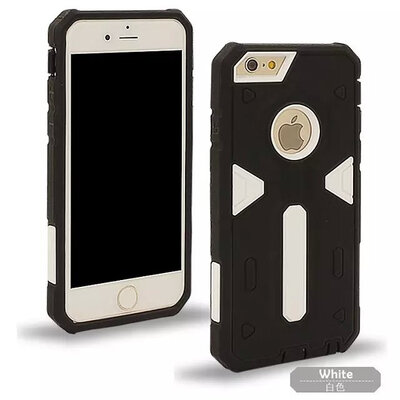 

мити Warrior 2 в 1 тпу PC назад модельер телефон случай мобильник покрытия кожи для iPhone 6 / 6 с