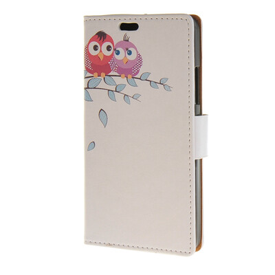 

MOONCASE Fresh Sweet Cute Leather Wallet Flip Card Slot Bracket Back чехол для Microsoft Lumia 640 A06