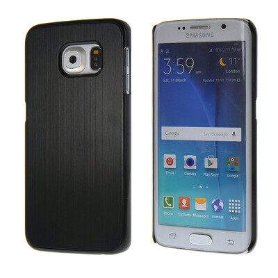 

MOONCASE Мода Матовый алюминий Металл чехол для Samsung Galaxy S6 Edge Черный
